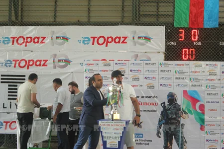 Zəfər Kubokunun qalibi və finalçısı mükafatlandırılıb