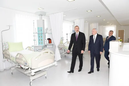 ​Prezident İlham Əliyev Göyçayda bir sıra obyektlərin açılışında iştirak edib