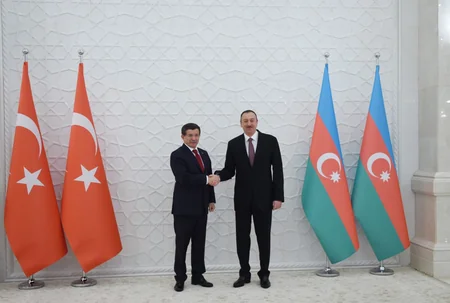 ​Official welcoming ceremony of Ahmet Davutoglu held