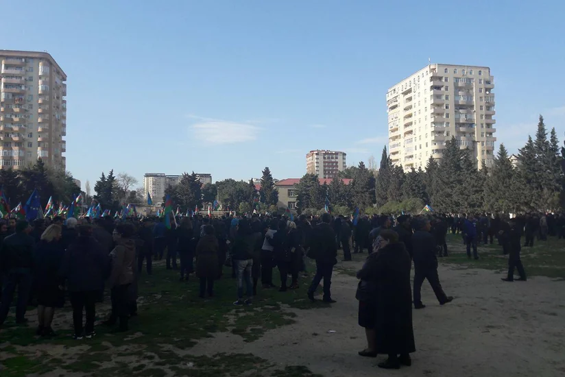 Milli Şura Bakıda mitinq keçirib