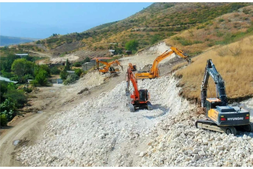 Ağdam-Əsgəran-Xocalı-Xankəndi yolunun yenidən qurulması davam edir