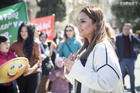 Daun Sindromu Günü ilə əlaqədar Bakıda “Biz də hamı kimiyik!” adlı yürüş keçirilib - FOTO