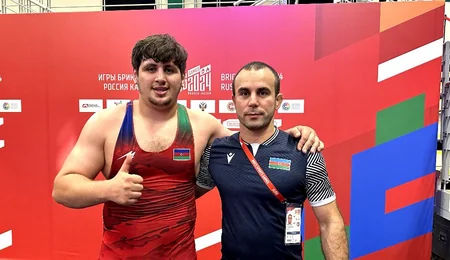 Azərbaycanın üç güləşçisi BRICS Sports Games Kazan 2024də bürünc medal qazanıb