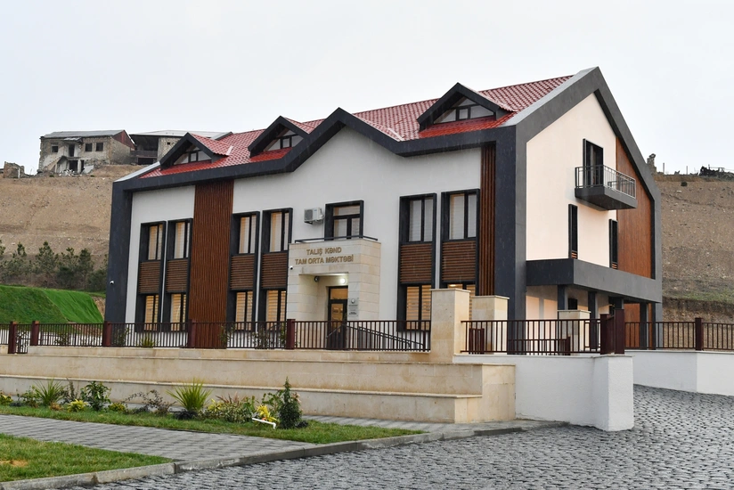 Talış kəndindəki tam orta məktəbdə ilk zəng çalınıb, uşaq bağçası fəaliyyətə başlayıb - YENİLƏNİB
