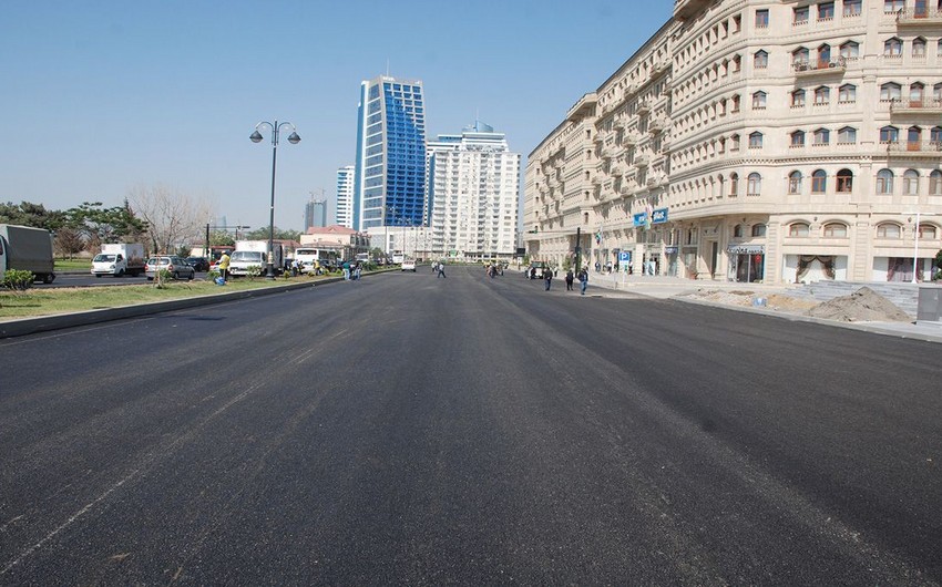 Bakının 8 Noyabr prospektində əsaslı təmir işlərinə başlanılacaq