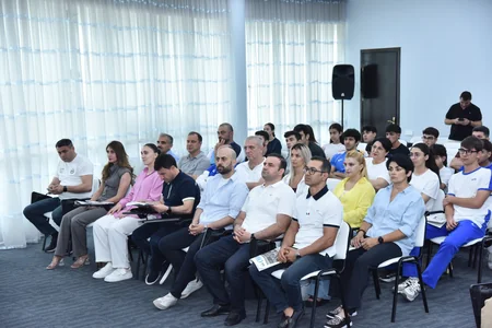 Azərbaycanı XVIII Avropa Gənclər Yay Olimpiya Festivalında təmsil edəcək idmançılarla görüş olub