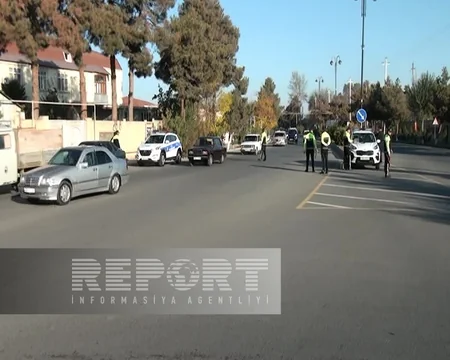 Zərdabda polis qaydaları pozan sürücülərə qarşı reyd keçirib