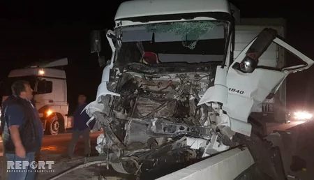 Гражданин Турции совершил аварию в Уджарах, TIR врезался в Камаз