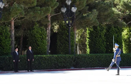 Official welcoming ceremony held for the Turkmen president