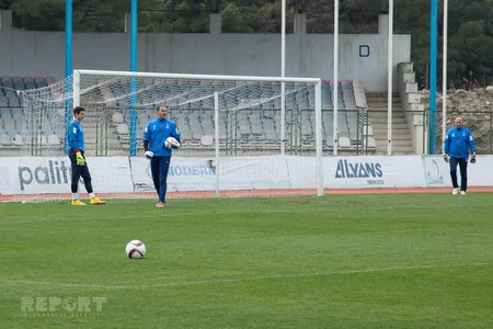 Futbol üzrə Azərbaycan milli komandası Malta ilə oyuna hazırlaşır - FOTOSESSİYA