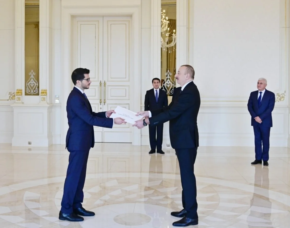 President Ilham Aliyev received credentials of incoming Israeli ambassador