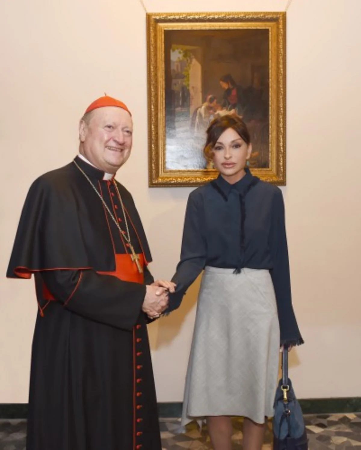 Azerbaijani First Lady meets Vatican`s Minister of Culture