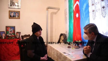 Daha bir şəhidin ailəsi sosial dəstəklə təmin olundu