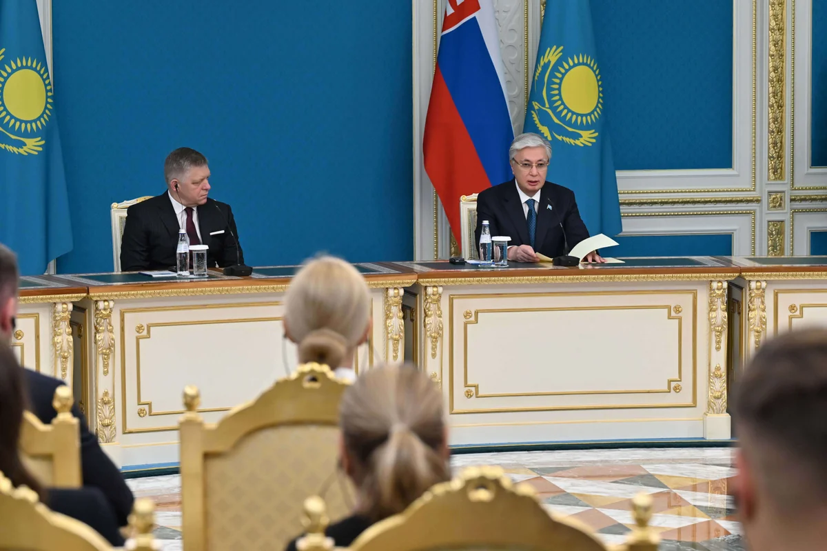 Tokayev invites Slovak companies to join Middle Corridor project