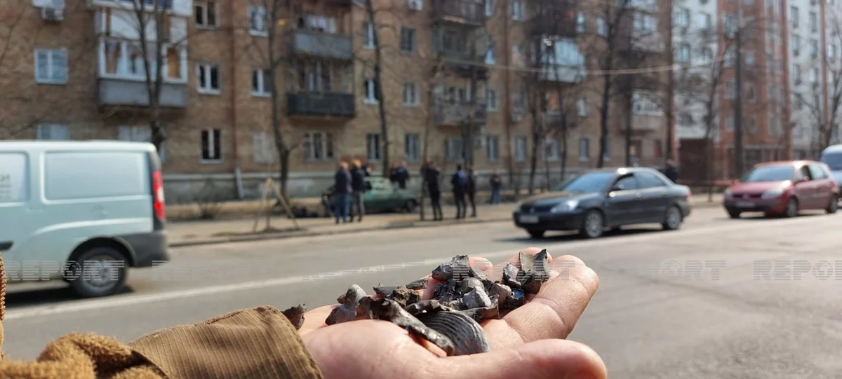 PHOTO REPORT from residential quarters in Kyiv subjected to missile attack