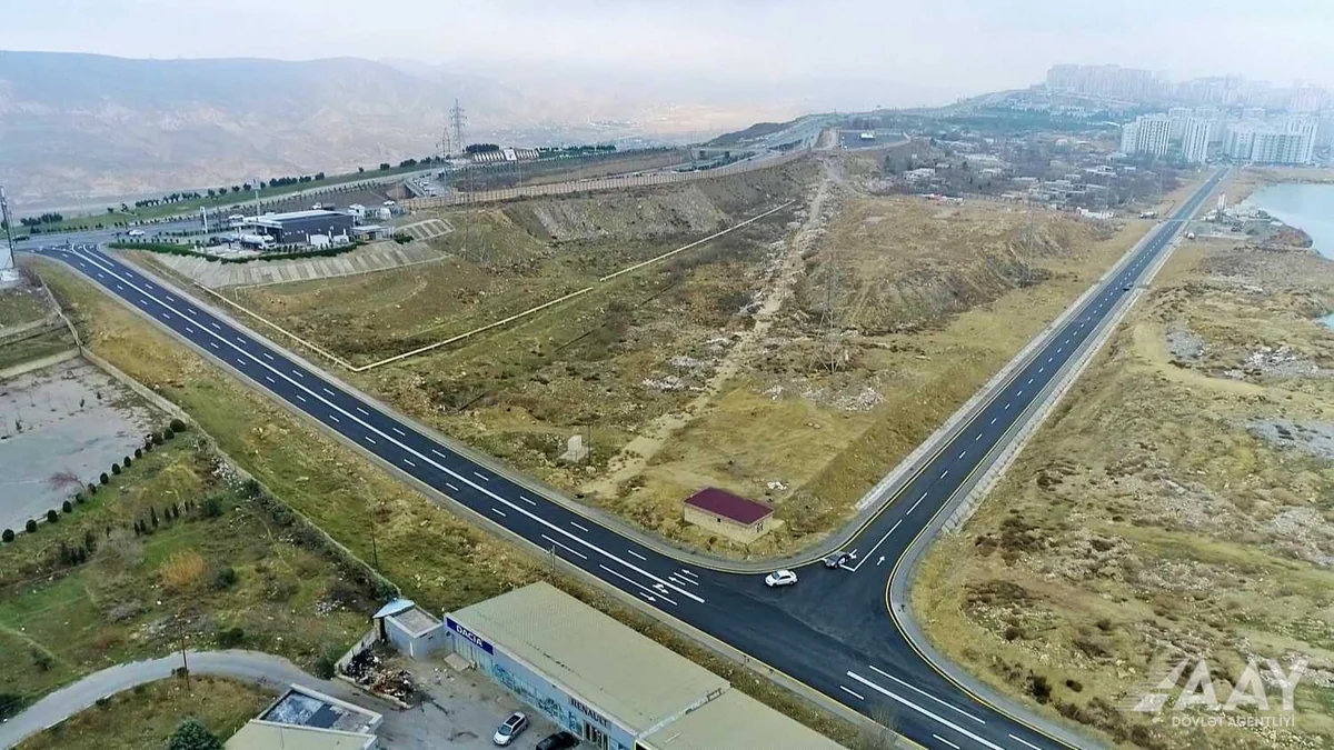 AAYDA MİDA-nın sifarişi ilə Yasamalda yeni avtomobil yolu inşa edib
