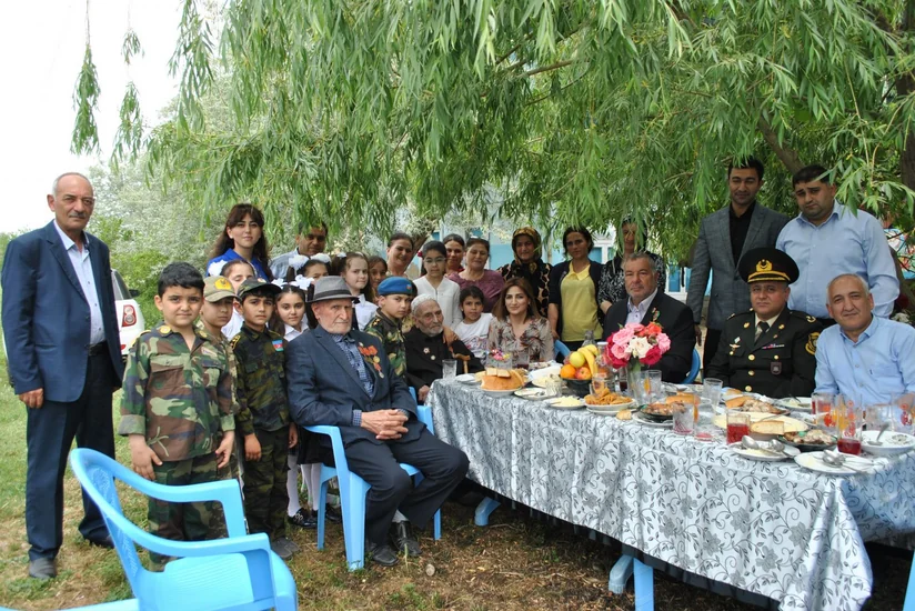Qələbə Günü Biləsuvar rayonunda qeyd olunub - FOTO