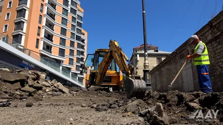 Bakının Kazım Kazımzadə küçəsi təmir edilib