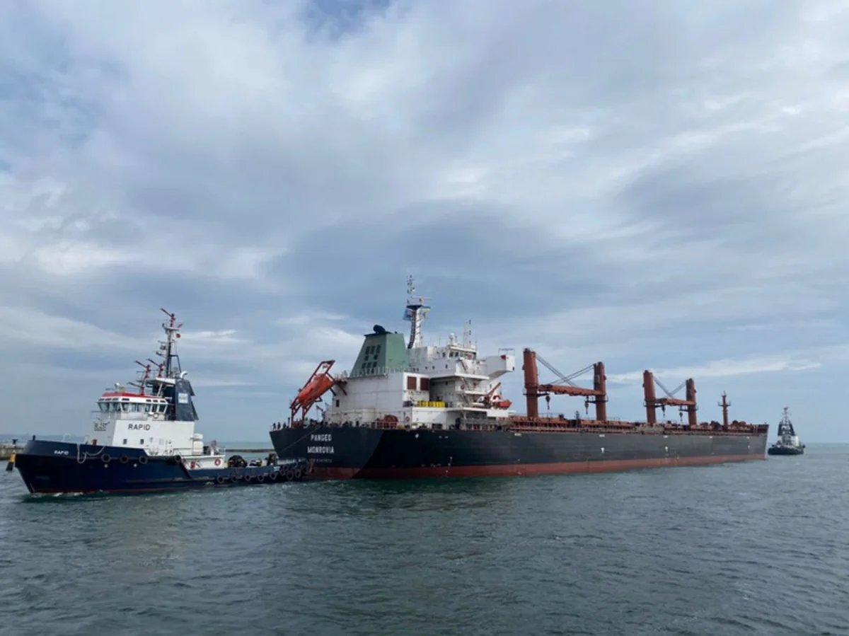 7 ships leave Ukrainian ports with 100,000 tons of agricultural products