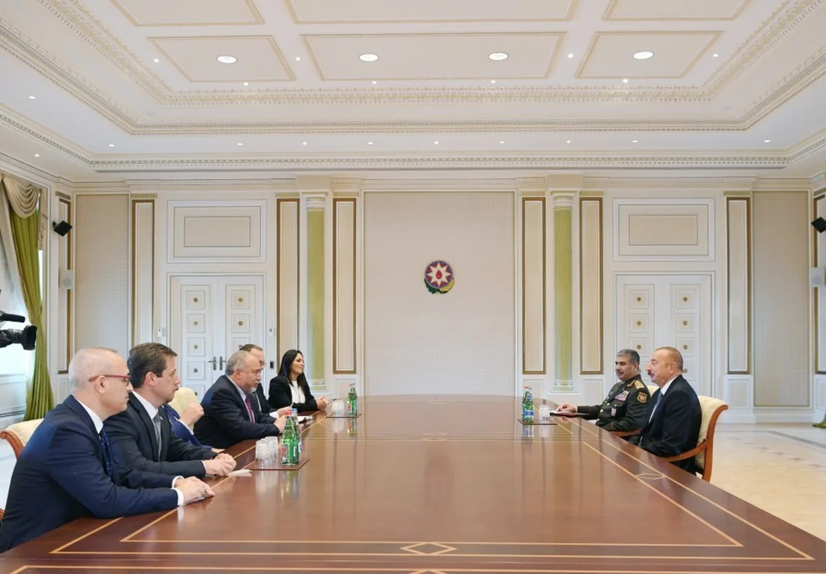 Prezident İlham Əliyev İsrailin müdafiə nazirini qəbul edib - YENİLƏNİB
