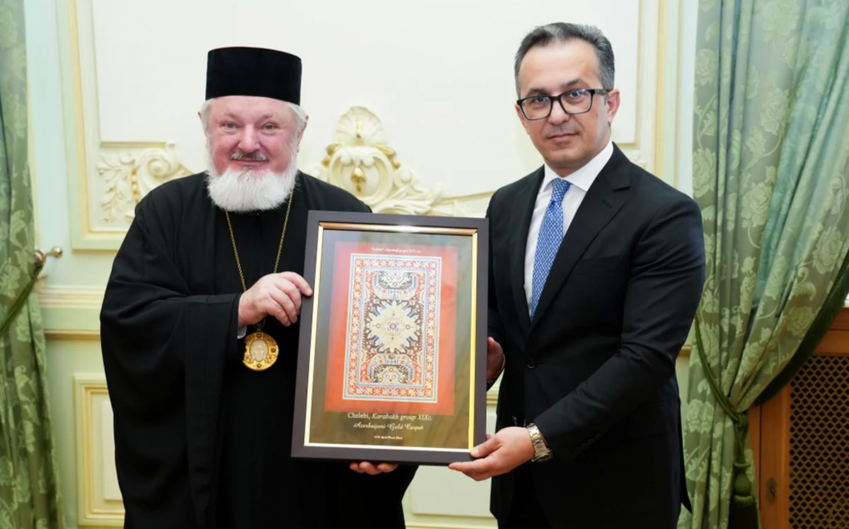 Ramin Məmmədov Rumıniya Pravoslav Patriarxal Kilsəsini ziyarət edib