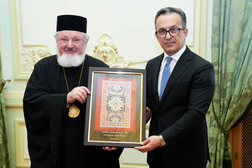 Ramin Məmmədov Rumıniya Pravoslav Patriarxal Kilsəsini ziyarət edib
