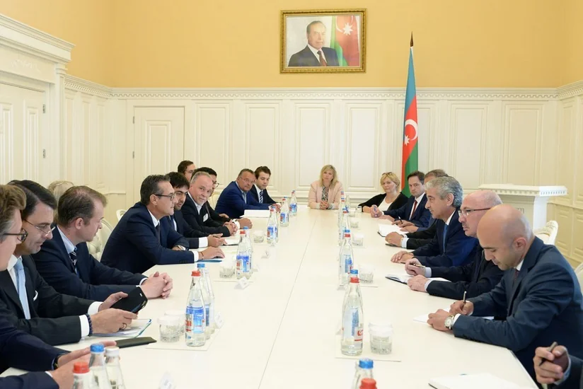Əli Əhmədov Avstriya kanslerinin müavini ilə görüşüb