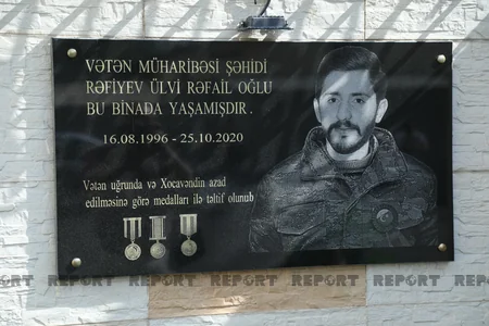 Şəhidlərin xatirəsinə həsr olunan xatirə kompleksinin açılış mərasimi keçirilib