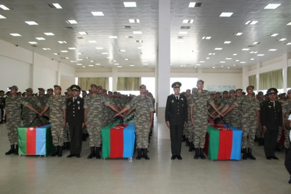 Qaradağ rayonunda gənc əsgərlərin andiçmə mərasimi keçirilib
