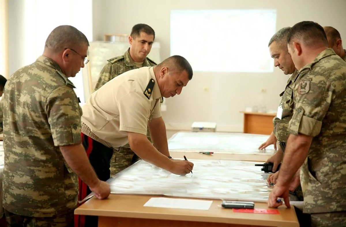В Центре военных игр проводится командно-штабное учение - ВИДЕО