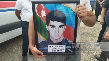 Laçında Birinci Qarabağ müharibəsinin şəhidi Camal Quliyev dəfn edilib - YENİLƏNİB