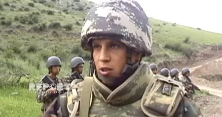 Azerbaijani army captain: 'We decently responded to enemy' - VIDEO