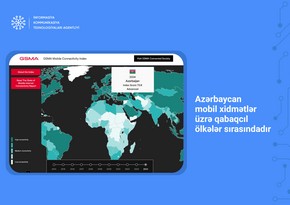 Azərbaycan GSMA hesabatına görə mobil xidmətlər üzrə qabaqcıl ölkələrdəndir