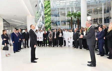 Prezident İlham Əliyev Bona Dea Beynəlxalq Hospitalının açılış mərasimində iştirak edib - YENİLƏNİB