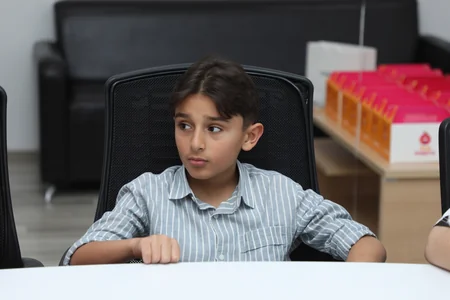 Festive atmosphere at Report News Agency on Children's Day