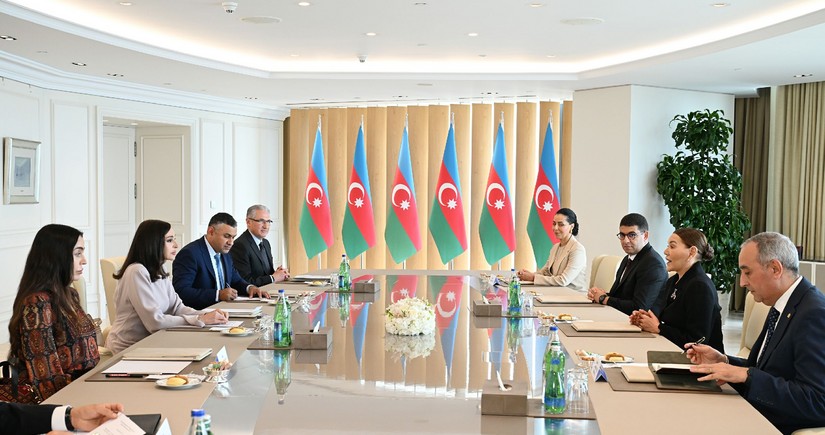 Mehriban Aliyeva meets with Princess of Morocco