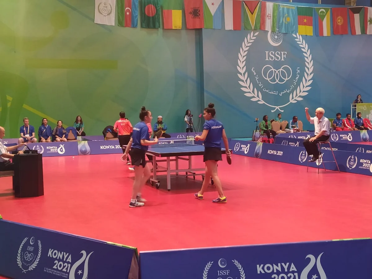 İslamiada: Azərbaycanın qadın stolüstü tennis millisi Banqladeşə qalib gəlib