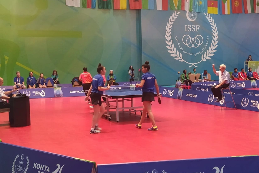 Исламиада: Женская сборная Азербайджана по настольному теннису одолела Бангладеш