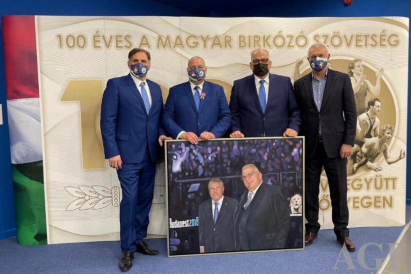 Namiq Əliyev Macarıstan Güləş Federasiyasının yubileyində iştirak edib