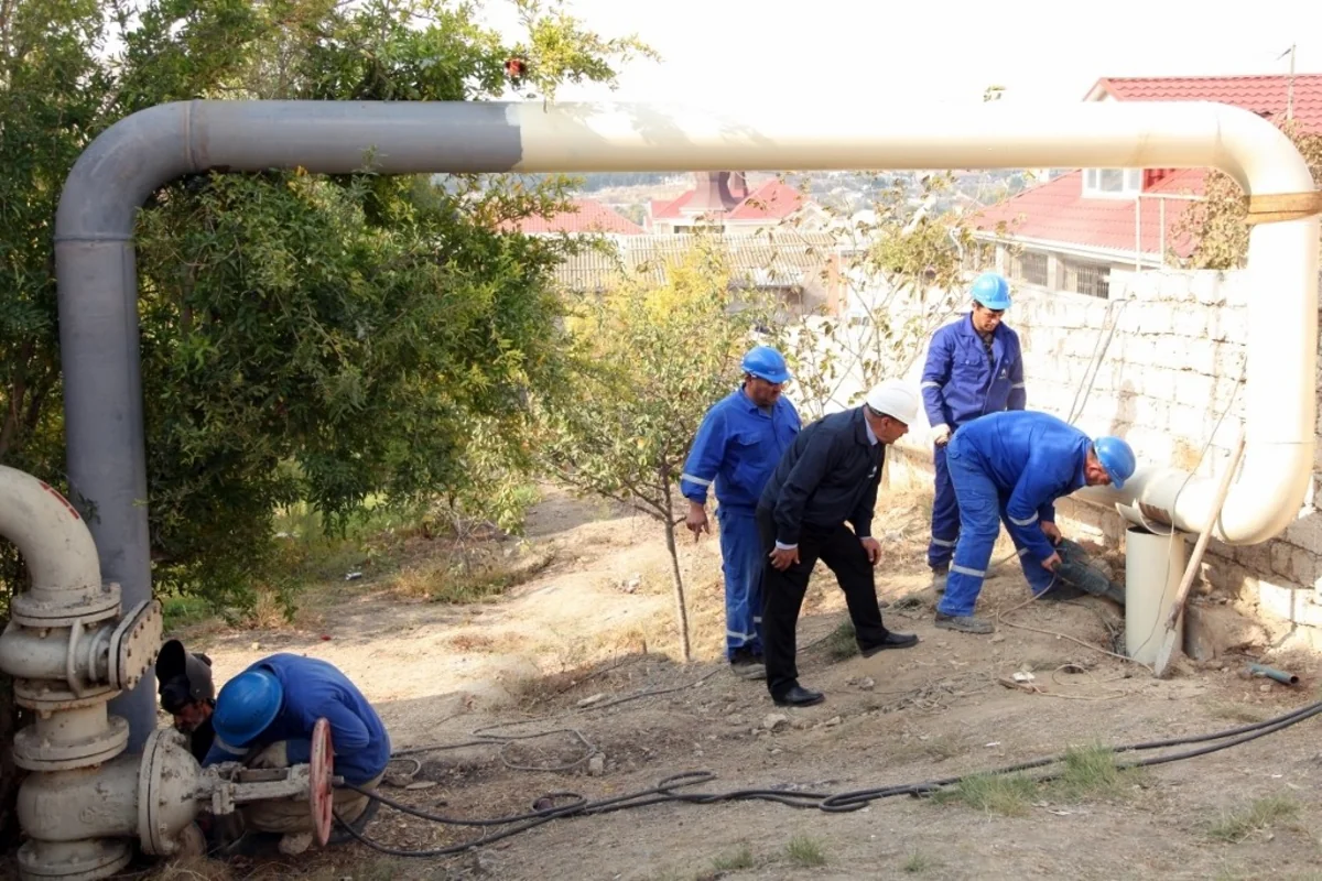 Yeni Günəşlidə 150-dən çox binanı istiliklə təmin edən qazanxanaya yeni qaz kəməri çəkilib