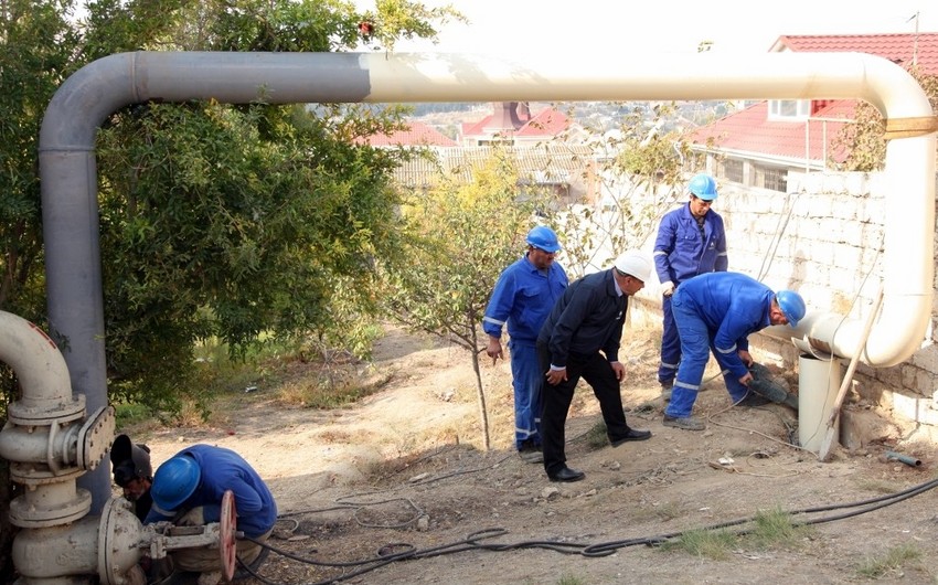 Yeni Günəşlidə 150-dən çox binanı istiliklə təmin edən qazanxanaya yeni qaz kəməri çəkilib
