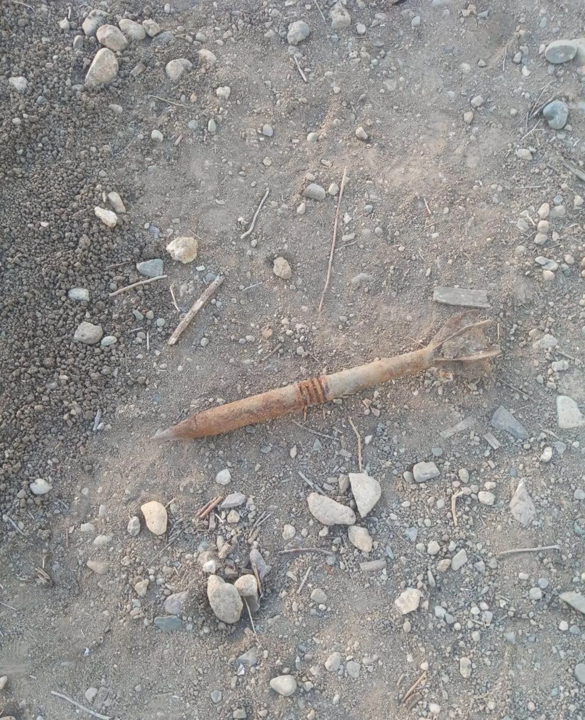 Tovuzda top mərmisi tapıldı - FOTO