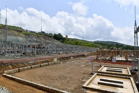 President views work carried out at Gorchu power substation in Lachin