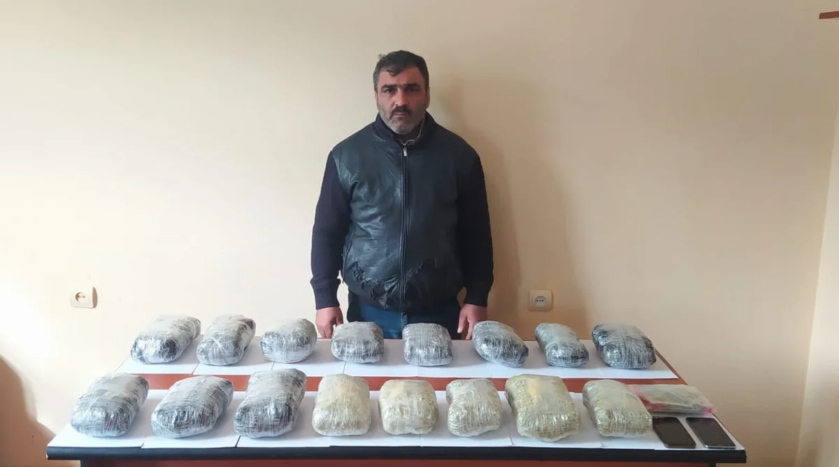 İrandan Azərbaycana narkotik keçirilməsinin qarşısı alınıb
