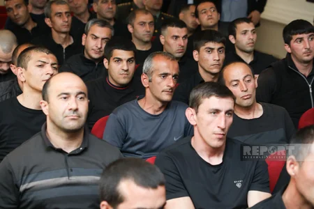 Əfv sərəncamı 17 saylı cəzaçəkmə müəssisəsində icra olunub, yeddi məhkum azad edilib