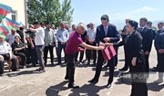 Xocalının Təzəbinə kəndinə ilk köçən ailələrə evlərin açarları təqdim olunub - YENİLƏNİB