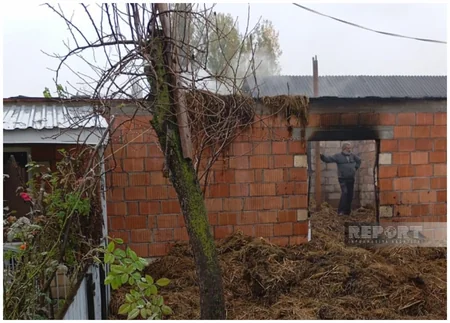 Balakəndə şəhidin xatirə muzeyində yanğın olub