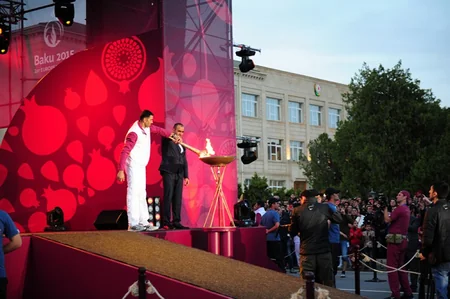 Naxçıvanda Alov festivalı keçirilib