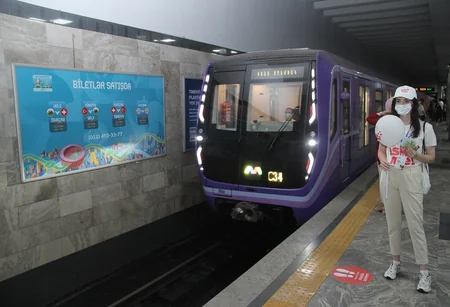 Bakı metrosu Avropa çempionatı ilə bağlı sosial posterlər təqdim edib