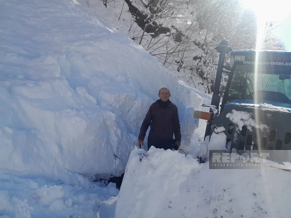 Qaxın Sarıbaş kəndi ilə əlaqəsi bərpa edilib